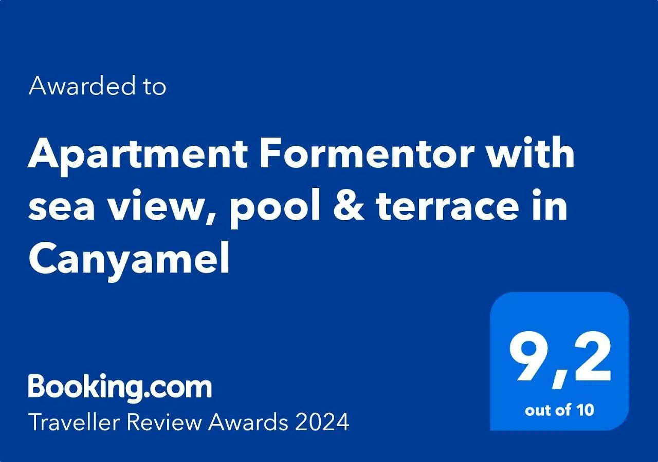 Apartment 4B Formentor Sea View & Pool In Canamel Canyamel